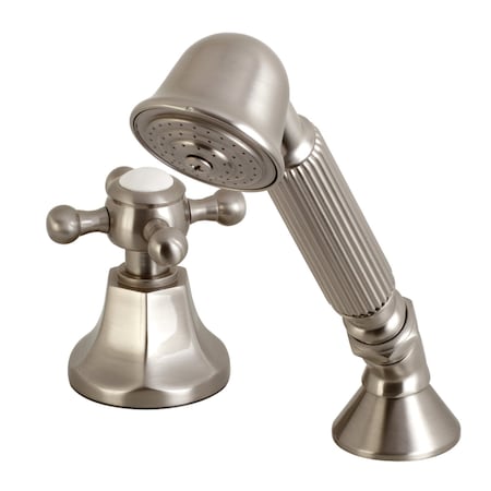 Kingston Brass KSK4308BXTR Transfer Valve Set For Roman Tub Filler, Brushed Nickel KSK4308BXTR